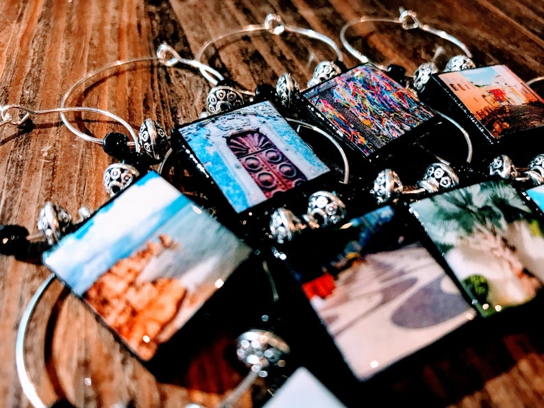 Custom Photo Wine Charms Your pictures, images, ideas or sayings image 4