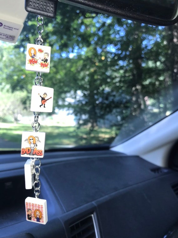 rear view mirror charms custom