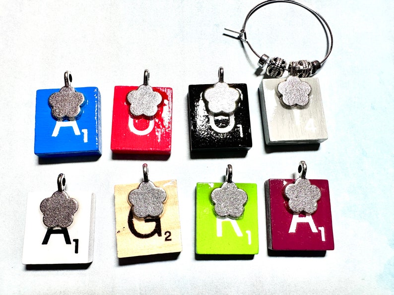 Custom Photo Wine Charms Your pictures, images, ideas or sayings image 5