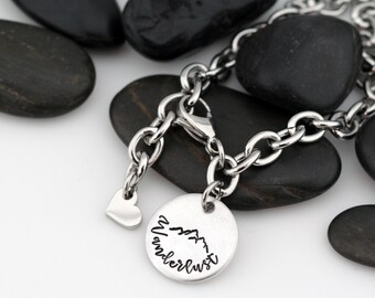 Custom Adventure and Outdoor Lovers Scenery Bracelet | Mountain | Camping | Wanderlust
