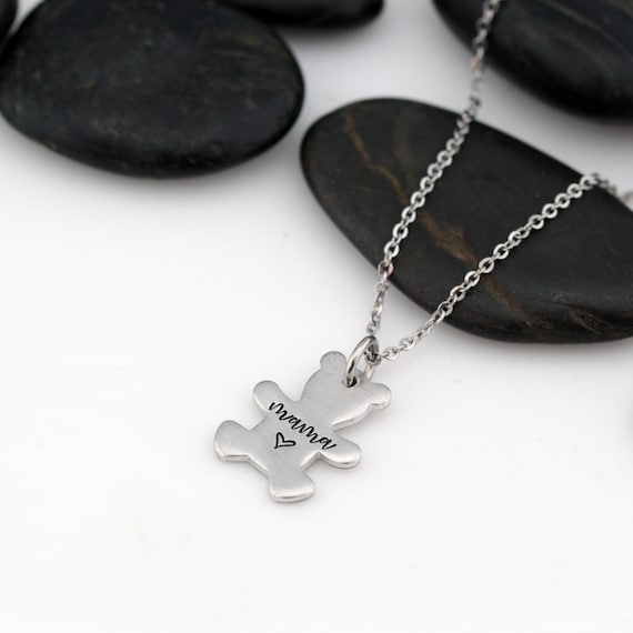 Mama Bear Script Necklace Mom Necklace Necklace for Moms