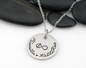 Personalized Mom Necklace With Names | Mother's Necklace With Infinity Anchor | Mother's Day Gift for Mom | Custom Name Jewelry