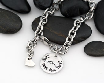 Custom Adventure and Outdoor Lovers Scenery Bracelet | Mountain | Camping | Forge Your Own Trail