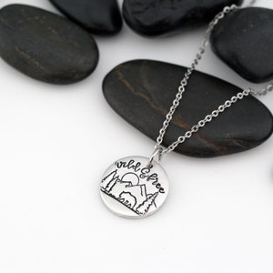 Custom Adventure and Outdoor Lovers Scenery Necklace | Mountain | Camping | Wild & Free