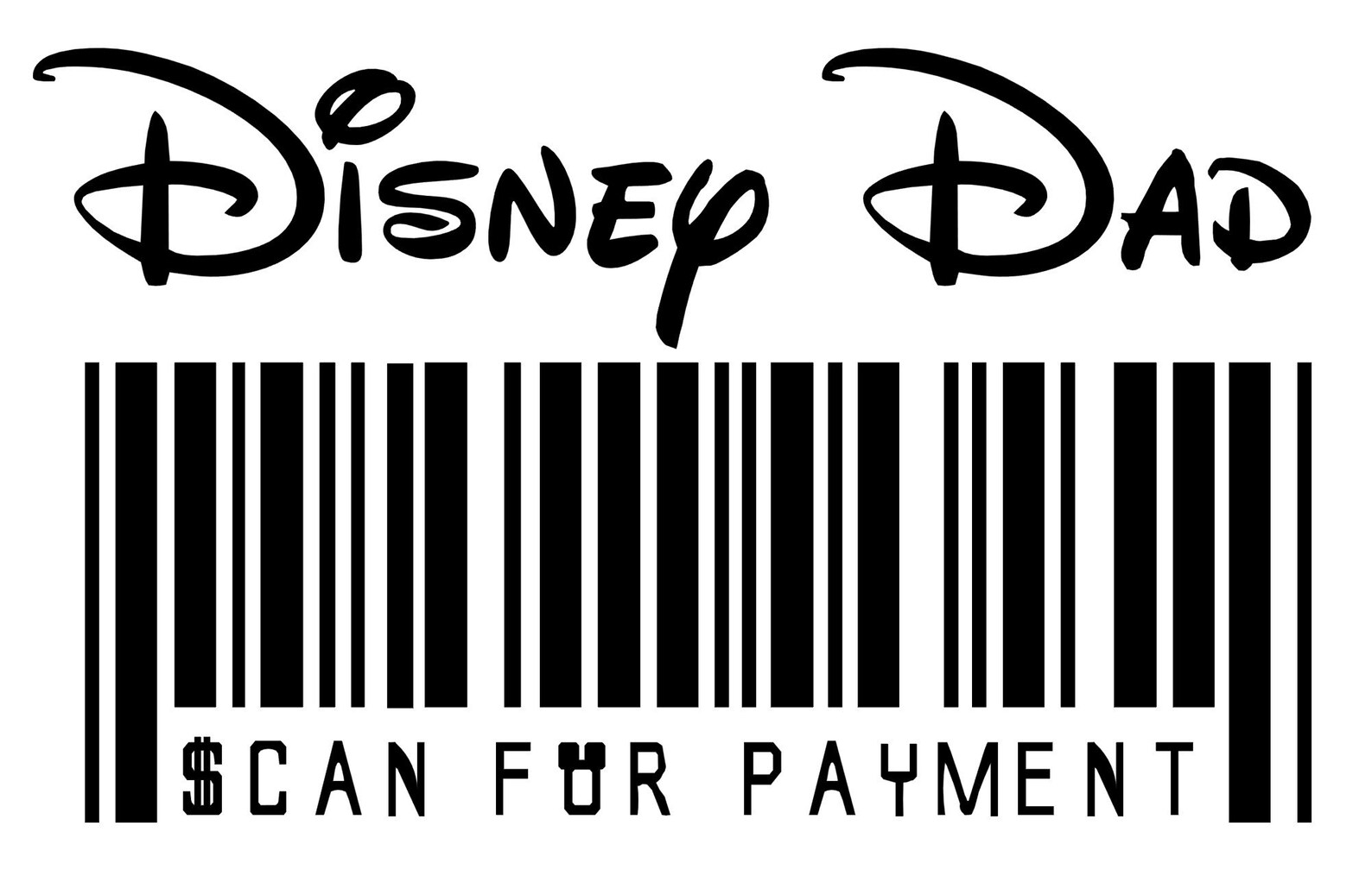 Disney Dad Iron on Tshirt Transfer Easy DIY Iron on Glitter Etsy