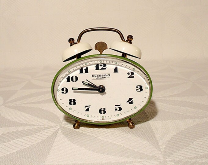 Vintage West German Blessing Alarm Clock Etsy