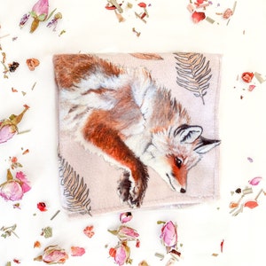 Super Soft Fox Face Cloth, Self Care Gift image 1