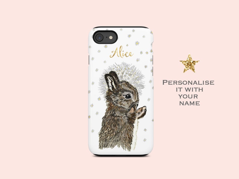 Personalisierte Bunny Handyhülle Slim or Tough Bild 1