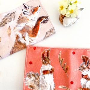 Luxury Woodland Fox Face Cloth Flannel image 5