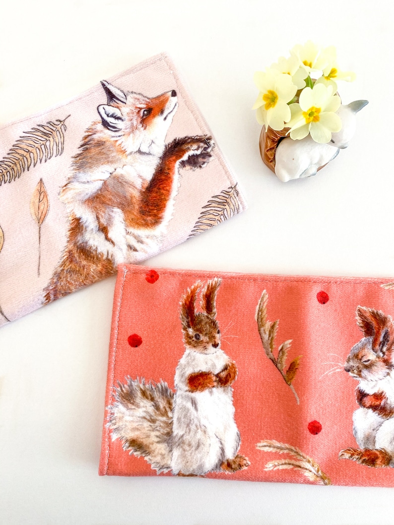 Super Soft Fox Face Cloth, Self Care Gift image 5