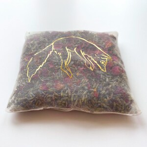 Real Silk Fox Lavender and Rose Fragrance Bag, Relaxation and Sleep Gift image 4