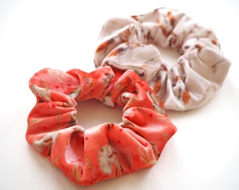 Fox & Squirrel Pink Velvet Scrunchies Gift Set