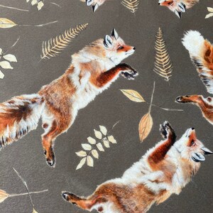 Leaping Fox Upholstery Velvet image 2