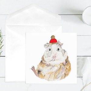 Guinea Pig Greeting Card