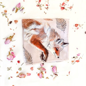 Luxury Woodland Fox Face Cloth Flannel image 2