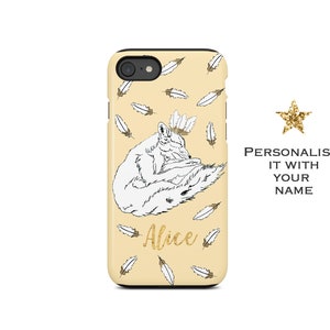 Personalised Fox iPhone Case Slim or Tough