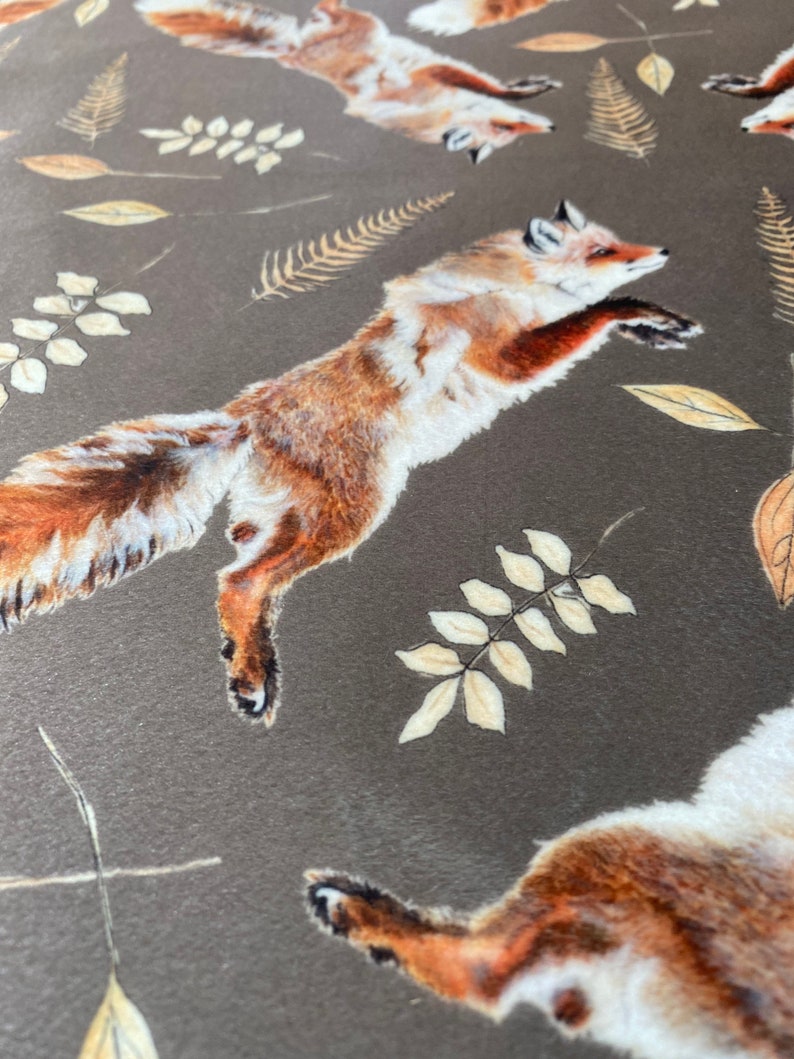 Leaping Fox Upholstery Velvet image 6