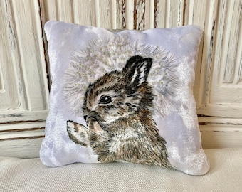 Velvet Grey Rabbit Lavender Sachet