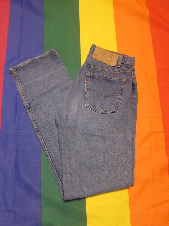 Levis 501 28w 34L, Levis Blue 501 Jeans, Levis 501