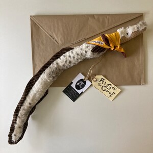 Eel plush rattle: Customised & Personalised with part proceeds paid forward