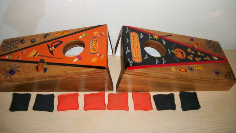 2 color. Set of 8 bags 3 Mini Cornhole Baggo Bags Washer toss bags Approximately 3 inches