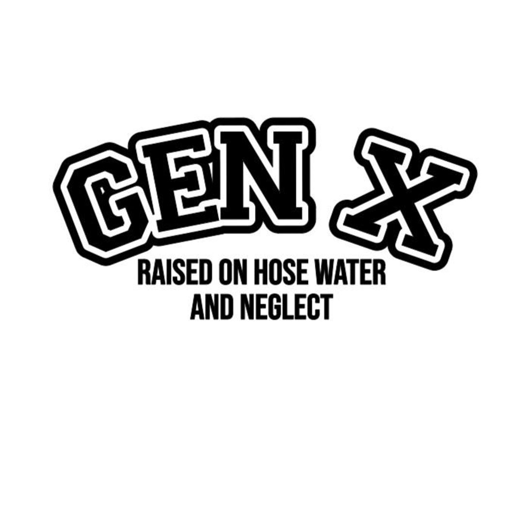 Generation X Vinyl Decal, GEN X Decal, Gen X Movement, Father's Day ...