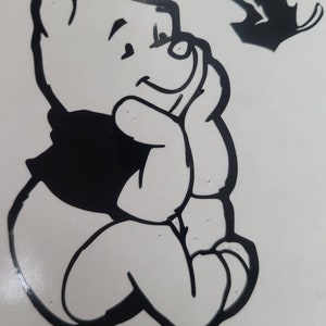 POOH DECAL (with or without)Pooh quote "people say nothing is impossible, but I do nothing every day" Winnie the  Pooh Decal