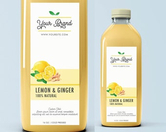 Custom juice bottle label design,Personalized juice bottle packaging,Custom smoothie bottles label template,Plastic glass juice bottle label