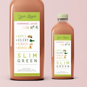 Custom premade fruit juice labels for bottles,Cold pressed juice labels design,Custom smoothie bottle label,Custom drink bottle label
