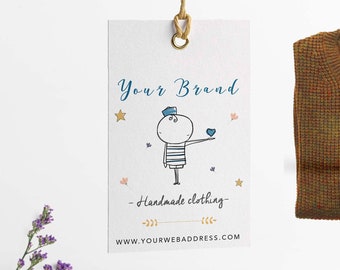hang tag custom template custom hang tag clothing labels etsy