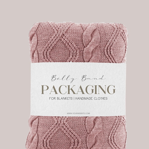 Bauchband Etiketten für Decke, Bauchband Verpackungsdesign, Bauchband Design Vorlage, Bauchband Wrap, Bauchband Babies, Custom Verpackung