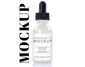 Download Glass Bottle Mockup Etsy