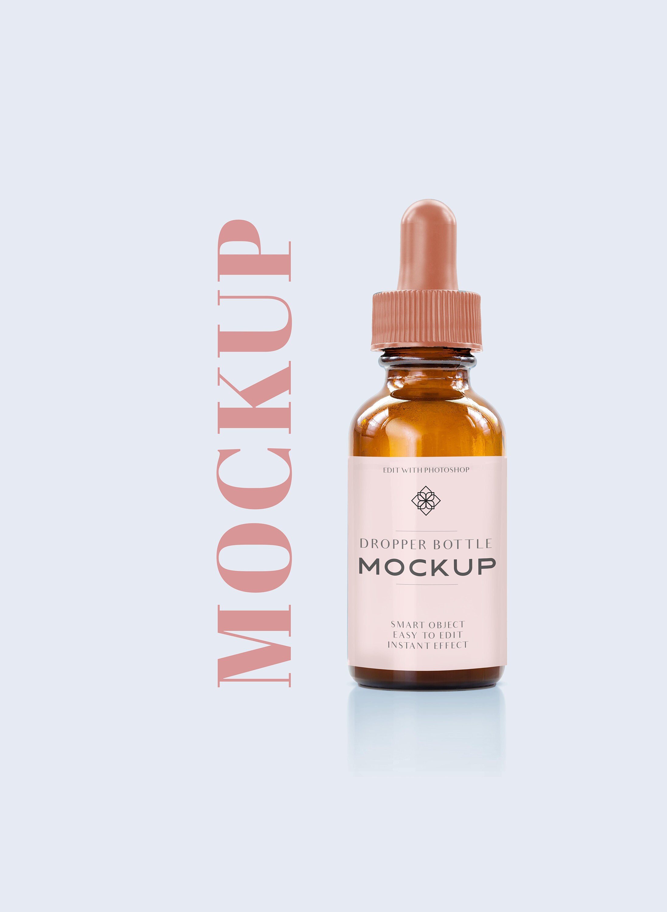 Download Amber Bottle dropper mockup Cosmetic dropper lotion mockup | Etsy