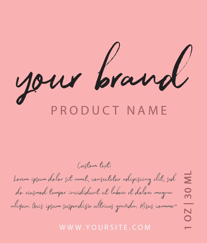 10ml dropper bottle labels