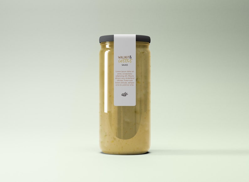 Custom Food packaging jar seal label design Lid Seal jar Etsy