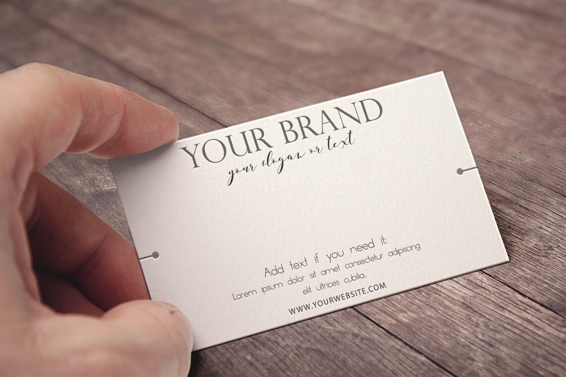 Bracelet Card Holder Customizable Display Cards for Jewelry Etsy