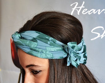 Hippie Headband, Turban Headbands, Floral Headband, Boho Headband, Twist Headband, Headbands for Girls, Velvet Headband, Stretchy Headband