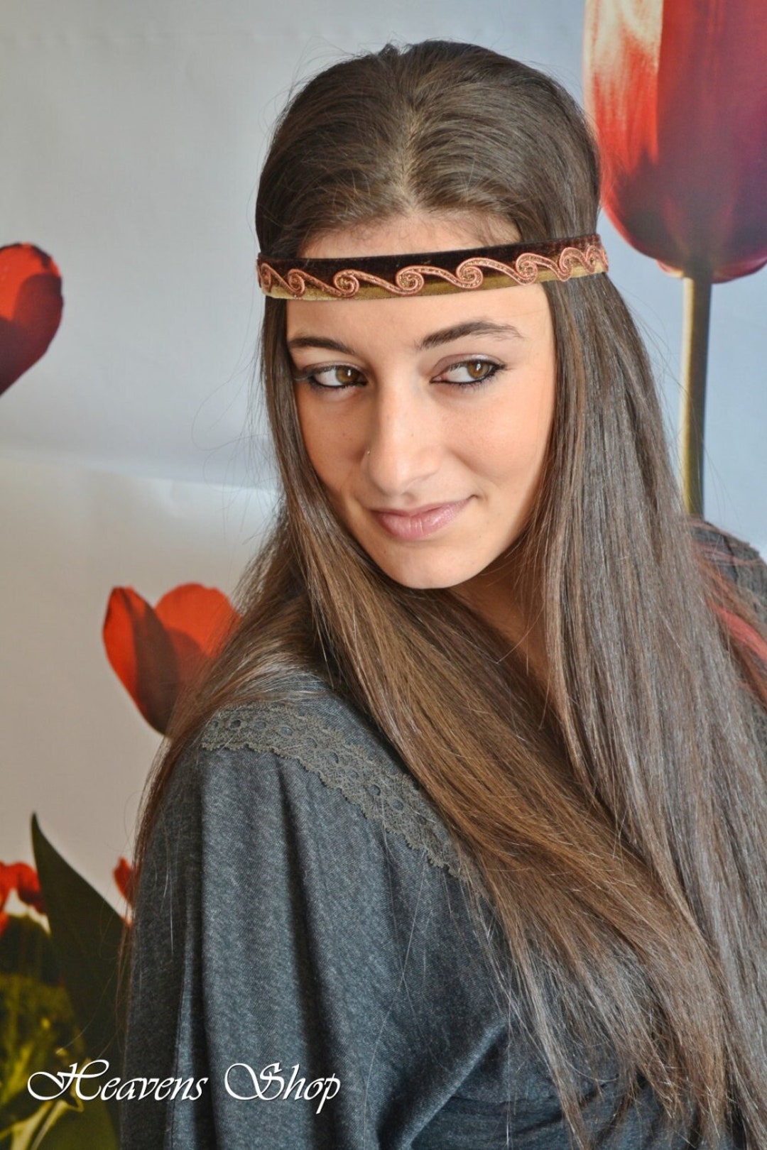 Boho Headband Turban Headband Brown Headband Headbands Etsy