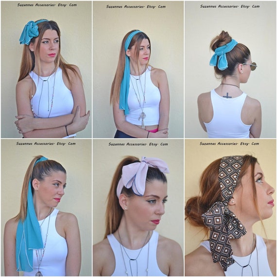 Four Ways To Tie Headscarfs - YouTube