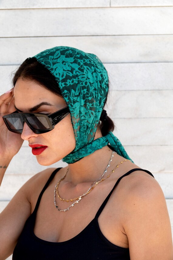 Green head deals scarf