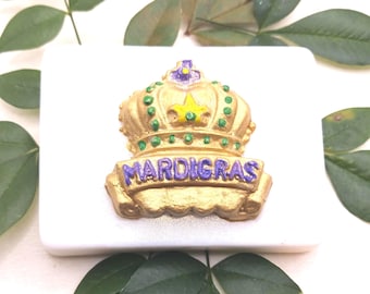 Jabones decorativos de Mardi Gras