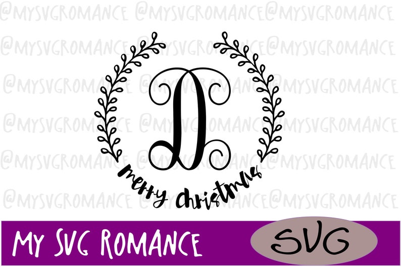 Download Kits How To Cameo Svg D Cricut Last Name Monogram Merry Christmas Cutting File Printing Printmaking