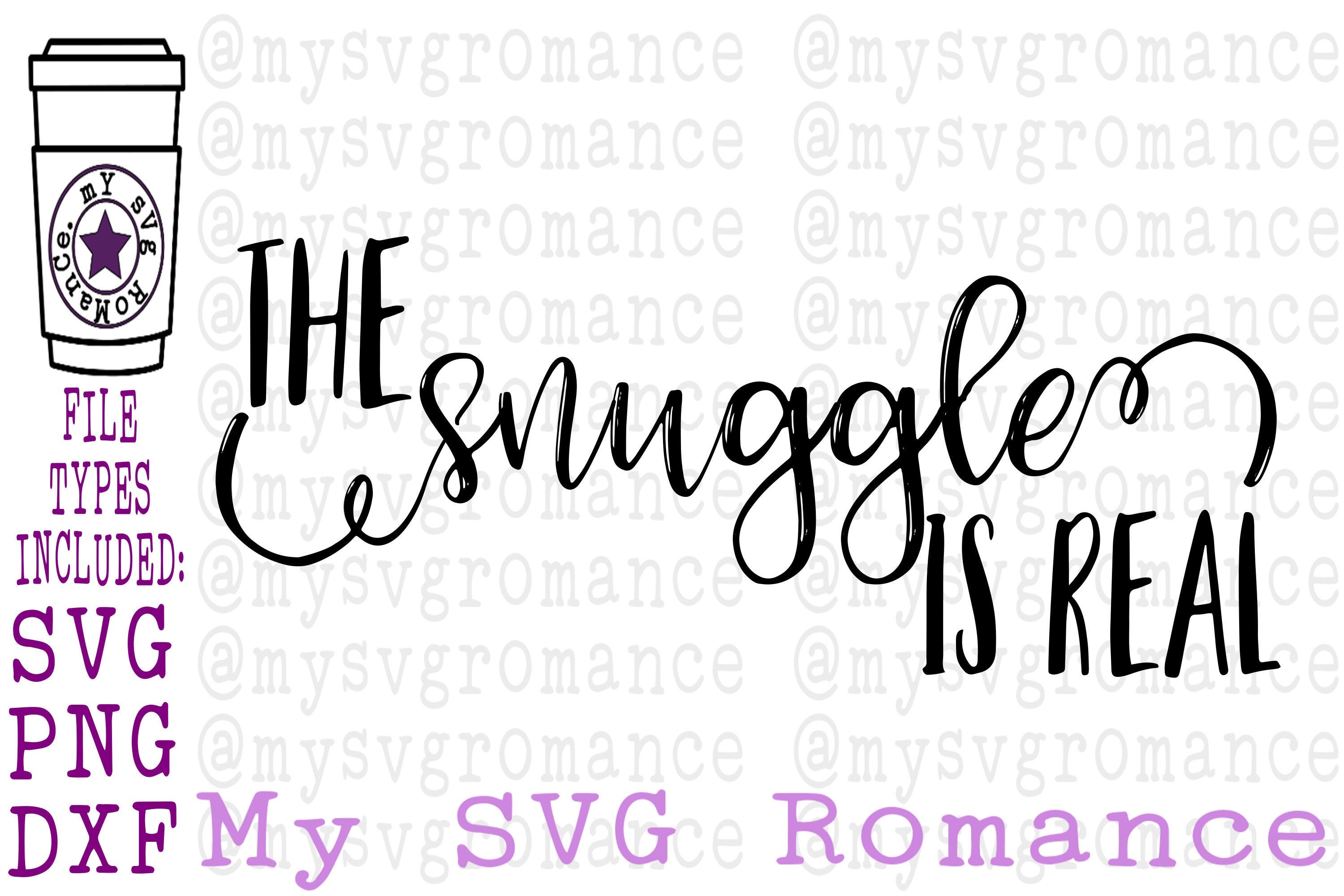 The Snuggle Is Real SVG Cricut Sihouette Cutting File Pillow Cover