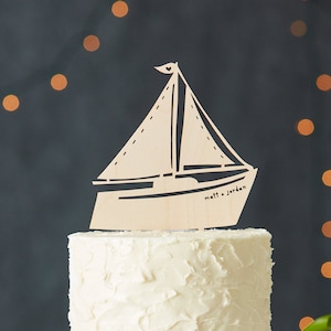 Boat Birthday Cake Topper,speed Boat Cake Topper,fishing Birthday