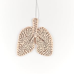 Lungs Anatomy Ornament, Gift for Doctor, Respirologist, Respiratory Therapist, Nurse, Medical School Grad