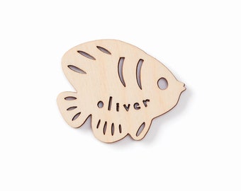 Custom Magnet - Tropical Fish Magnet - Wooden Lasercut Personalized Fridge Magnet