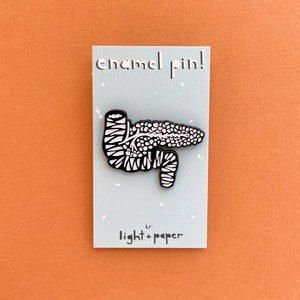 Pancreas Anatomy enamel pin