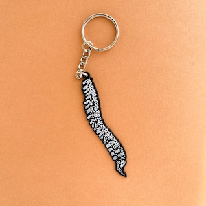 Spine Anatomy Enamel Keychain