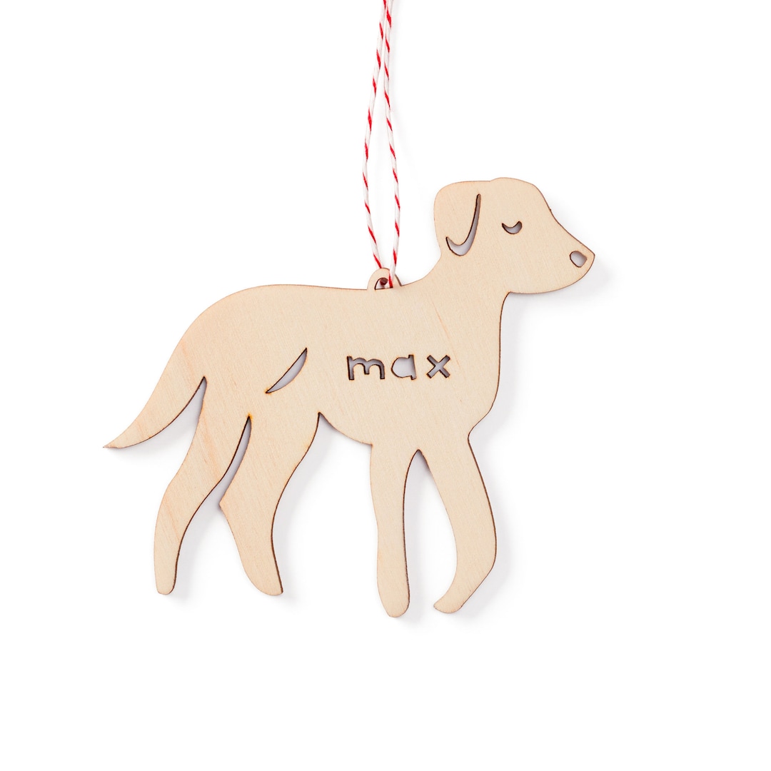 Custom Dog Ornament Mutt/mix 1 Wooden Christmas Lasercut Holiday Tree