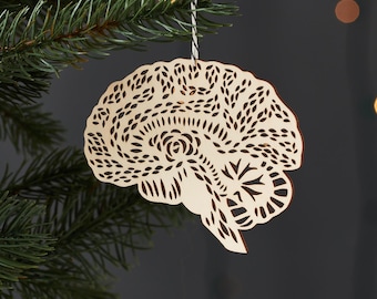 Brain Anatomy Ornament, Doctor, Nurse, Surgeon Gift, Medical School Graduation
